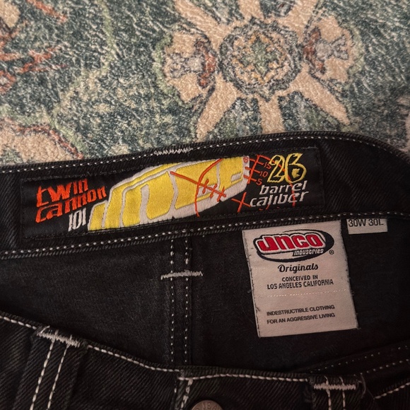Vintage JNCO Twin Cannons Black 30 by 30 - Picture 3 of 5